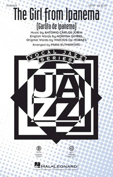 Girl from Ipanema - Garota de Ipanema by Jobim Antonio Carlos - Rutherford Paris - De Moraes and Gimbel for SATB and Piano