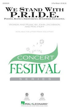 We Stand With P.R.I.D.E. by Huff and Jacobson for 3-Part Mixed and Piano