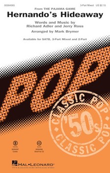 Hernando's Hideaway by Adler and Ross - Brymer Mark - for SAB and Piano