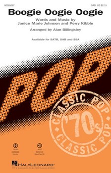 Boogie Oogie Oogie by Johnson and Kibble - Billingsley Alan - A Taste Of Honey for SAB and Piano (A Taste Of Honey)