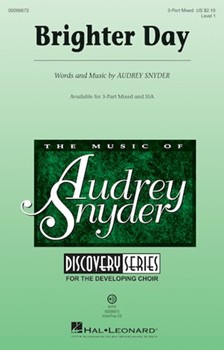Brighter Day by Snyder Audrey for 3-Part Mixed and Piano