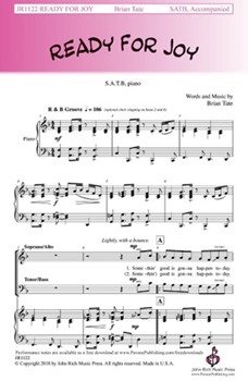 Ready for Joy by Tate Brian for SATB and Piano