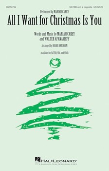 All I Want For Christmas Is You by Carey and Afanasieff - Emerson Roger - Mariah Carey for SATBB/acap