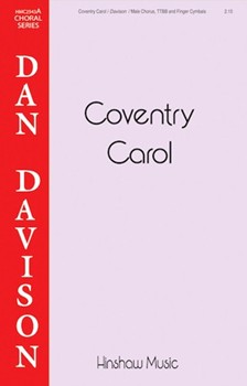 Coventry Carol by English Melody - Davison Dan - for TTBB