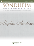 Hal Leonard Stephen Sondheim   Sondheim for Classical Players - Flute | Piano - Book | Online Audio