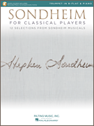 Hal Leonard Stephen Sondheim   Sondheim for Classical Players - Trumpet | Piano - Book | Online Audio