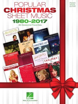 Hal Leonard   Various Popular Christmas Sheet Music 1980-2017 - Piano / Vocal / Guitar