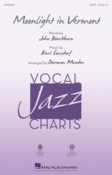 Moonlight in Vermont by Suessdorf Karl - Meader Darmon - John Blackburn for SATB and Piano