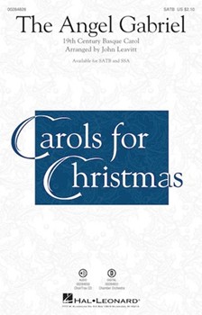 Angel Gabriel by - Leavitt John - for SATB and Piano (19th Cent Basque)