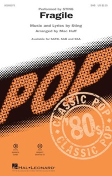 Fragile by Sting - Huff Mac - Sting for SAB and Piano