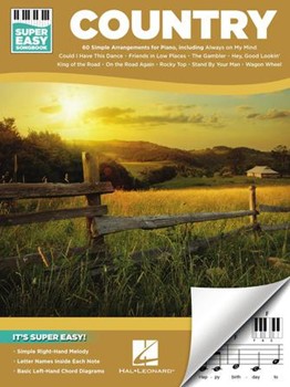 Country Super Easy Songbook [ez play keyboard] Piano