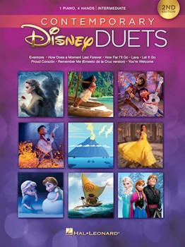 Contemporary Disney Duets - 2nd Edition by Various for 1 Piano 4 Hands