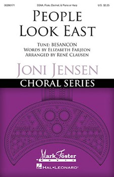 People Look East by Besancon Andre - Clausen Rene - Eleanor Farjeon for SSA and Piano