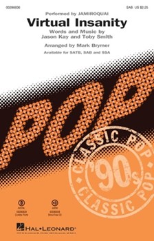 Virtual Insanity by Kay and Smith - Brymer Mark - Jamiroquai for SAB and Piano