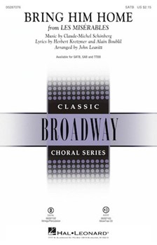 Bring Him Home - from Les Miserables by Kretzmer Herbert - Leavitt John - Kretzmer and Boublil for ShowTrax CD