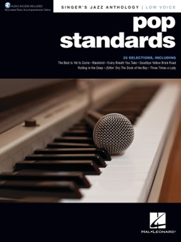 Pop Standards - Singer's Jazz Anthology - Low Voice with Recorded Piano Accompaniments Online Low Voice