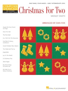 Christmas For Two: Medley Duets by - Fox Dan - for 1 Piano 4 Hands
