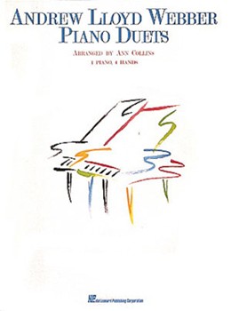 Andrew Lloyd Webber Piano Duets Book 1 by Lloyd Webber Andrew for 1 Piano 4 Hands