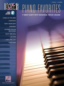Piano Favorites by Various for 1 Piano 4 Hands