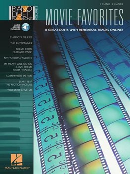 Movie Favorites by Various for 1 Piano 4 Hands