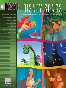 Disney Songs by Various for 1 Piano 4 Hands