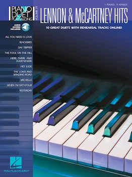 Lennon & McCartney Hits by Lennon and McCartney The Beatles for 1 Piano 4 Hands