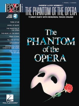Phantom Of The Opera by Lloyd Webber Andrew for 1 Piano 4 Hands
