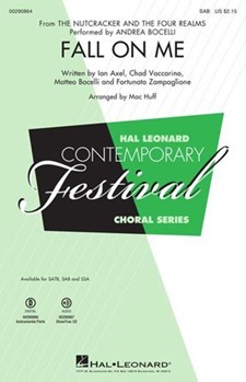 Fall on Me by Axel Vaccarino Boc - Huff Mac - Andrea Bocelli for SAB and Piano