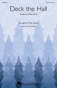 Deck the Hall by Traditional - Lawson Philip - for SATB