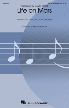 Life on Mars by Bowie David - Lawson Philip - Bowie David for SATBB a cappella