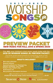 2019-2020 Worship Songs Junior Preview Packet by Various - Various - for Preview Pak