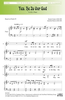Yes He Is Our God by Crane and Klein for SAB and Piano (Psalm 95)