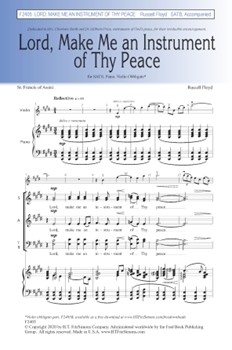 Lord, Make Me an Instrument of Thy Peace
