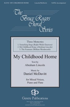 Something Sings from Three Memories by McDavitt Daniel Ralph Waldo Emerson for SATB and Piano