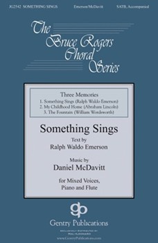 My Childhood Home from Three Memories by McDavitt Daniel Abraham Lincoln for SATB and Piano