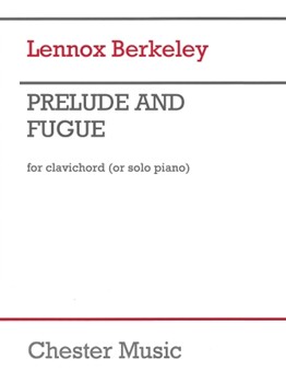 Prelude and Fugue for Clavichord Op. 55 No. 3 by Berkeley Lennox for KEYBOARD