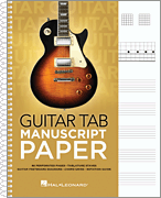 Guitar Tab Manuscript Paper