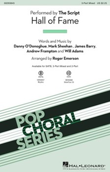 Hall of Fame by O'Donoghue and Sheehan - Emerson Roger - The Script for 3-Part Mixed and Piano