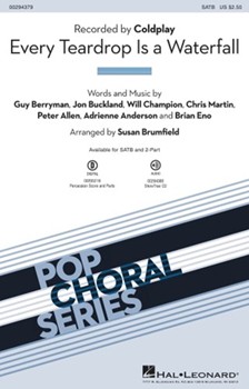 Every Teardrop Is a Waterfall by Berryman BucklandC - Brumfield Susan - Coldplay for SATB and Piano