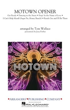 Motown Theme Show Opener [marching band] Score & Pa