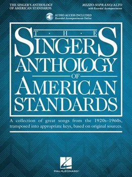Singer's Anthology of American Standards w/online audio [mezzo-soprano]