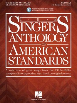 Singer's Anthology of American Standards w/online audio [baritone]