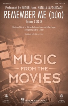 Remember Me - Duo by Anderson-Lopez and Lopez - Snyder Audrey - Coco for SAB and Piano