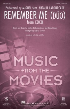 Remember Me - Duo by Anderson-Lopez and Lopez - Snyder Audrey - Coco for 2-Part and Piano