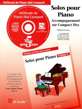 Piano Solos Book 5 - CD - French Edition by - Keveren Phillip - for