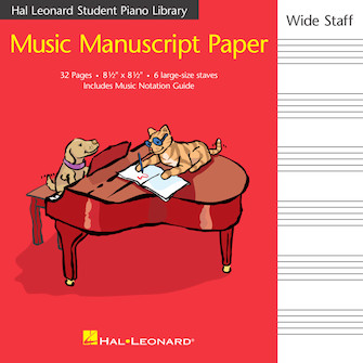 Hal Leonard Student Piano Library Music Manuscript Paper -