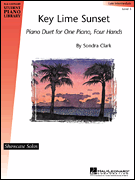 Hal Leonard Clark   Key Lime Sunset - 1 Piano / 4 Hands