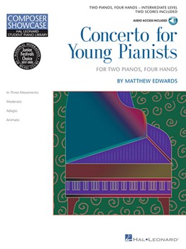 Hal Leonard Edwards   Concerto for Young Pianists - 2 Piano  / 4 Hands