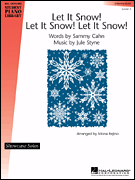 Hal Leonard Cahn / Styne Rejino  Hal Leonard Student Piano Library - Let It Snow Let It Snow Let It Snow - Piano Solo Sheet