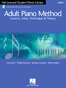 Hal Leonard Adult Piano Method - Book 1 - Lessons, Solos, Technique, & Theory